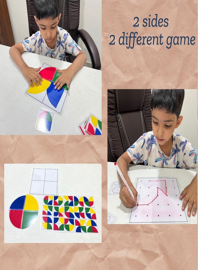 FUN FRY Shape Making with dot Joining Board Game (Classic Shape Making with dot Joining) - Image 3